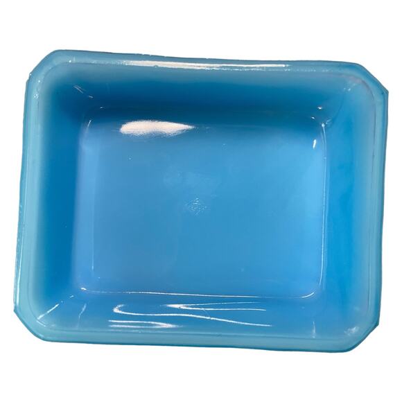 Shell Trinket Dresser Box Boyd Glass Cambridge Caprice 1993 Waterloo Blue - Picture 4 of 13